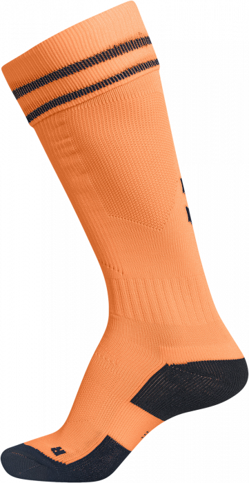 Hummel - Element Fodboldstrømper - Tangerine & sort
