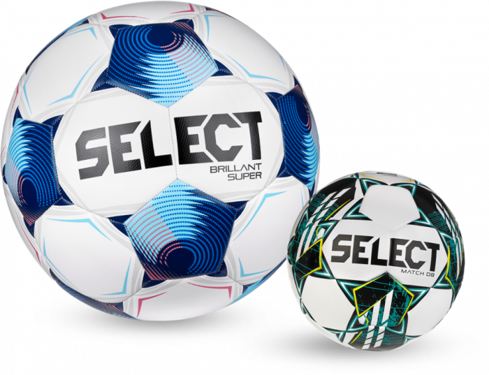 Select - Kæmpestor Fodbold - Hvid & blå