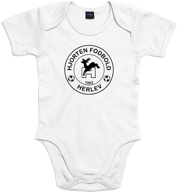 Babybugz - Hjorten Fodbold Baby Body - Hvid