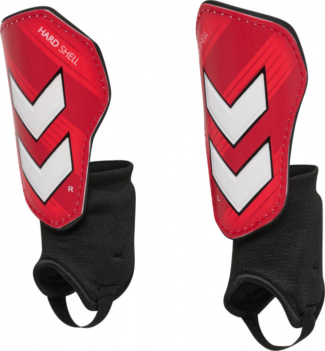 Hummel - Shin Guards Hard Shell - Rot