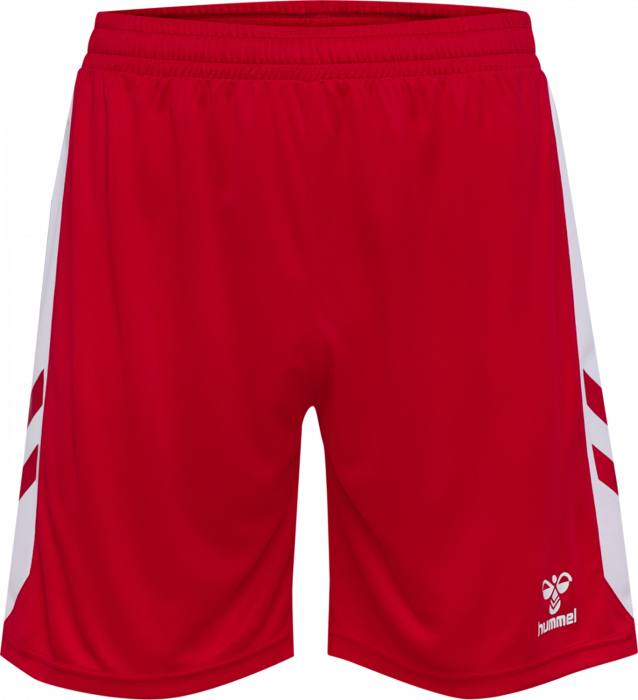 Hummel - Match League Shorts - True Red & blanc