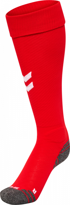 Hummel - Pro Football Socks - True Red & branco