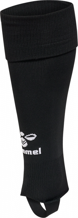 Hummel - Essential Football Sock Stirrup - Czarny & biały
