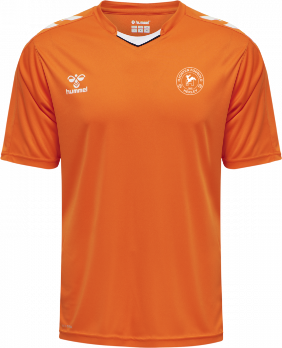 Hummel - Hjorten Fodbold Kamptrøje Voksen - Orange & hvid