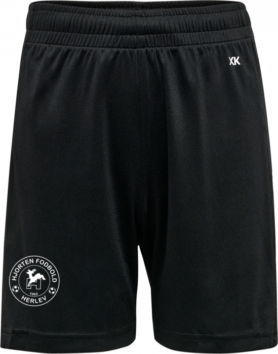 Hummel - Hjorten Fodbold Kampshorts Børn - Sort & hvid