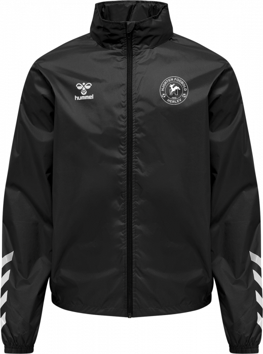 Hummel - If Hjorten Fodbold Spray Jacket - Zwart & wit