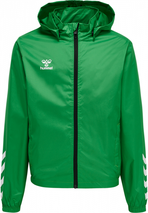 Hummel - Core Xk Spray Jacket Kids - Jelly bean & white