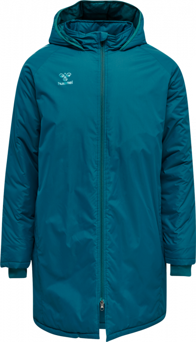 Hummel - Core Xk Bench Jacket Kids - Blue coral & deep lake