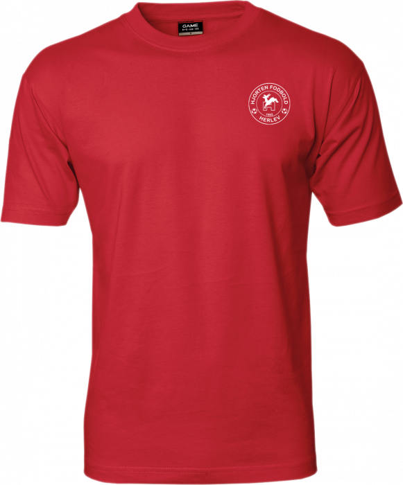 ID - Hjorten Fodbold T-Shirt Ks - Czerwony