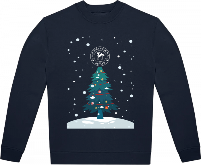 B&C - Hjorten Fodbold Christmas Jumper Kids - Marine