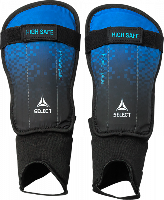 Select - High Safe Shin Guards V23 - Niebieski & czarny