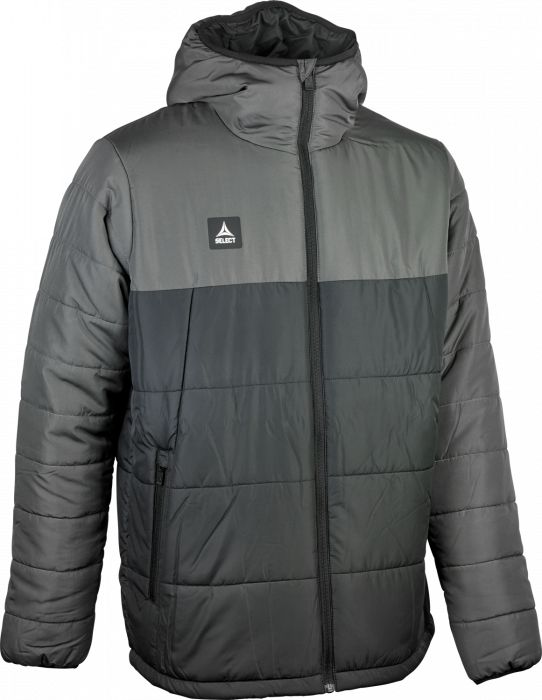 Select - Oxford V25 Padded Jacket - Zwart & grijs